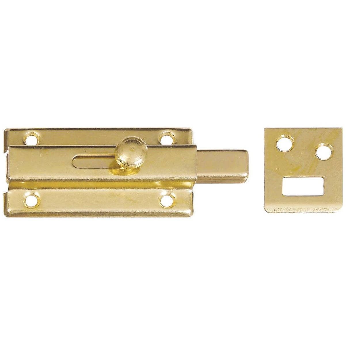 3 In. Brass Door Slide Bolt