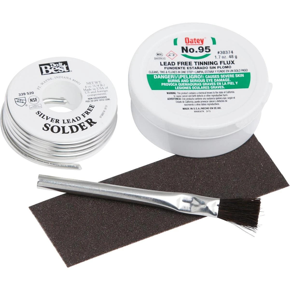 Silver Lead-free 1/4 Lb. No. 95 Solder Kit