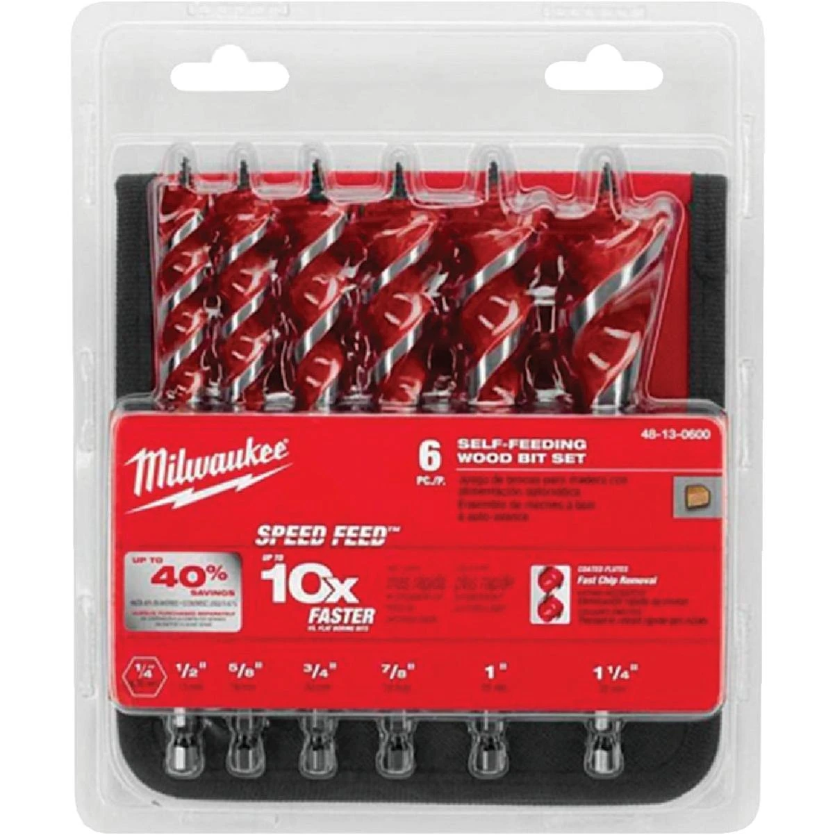 Speed Feed 6-piece Auger Bit Set