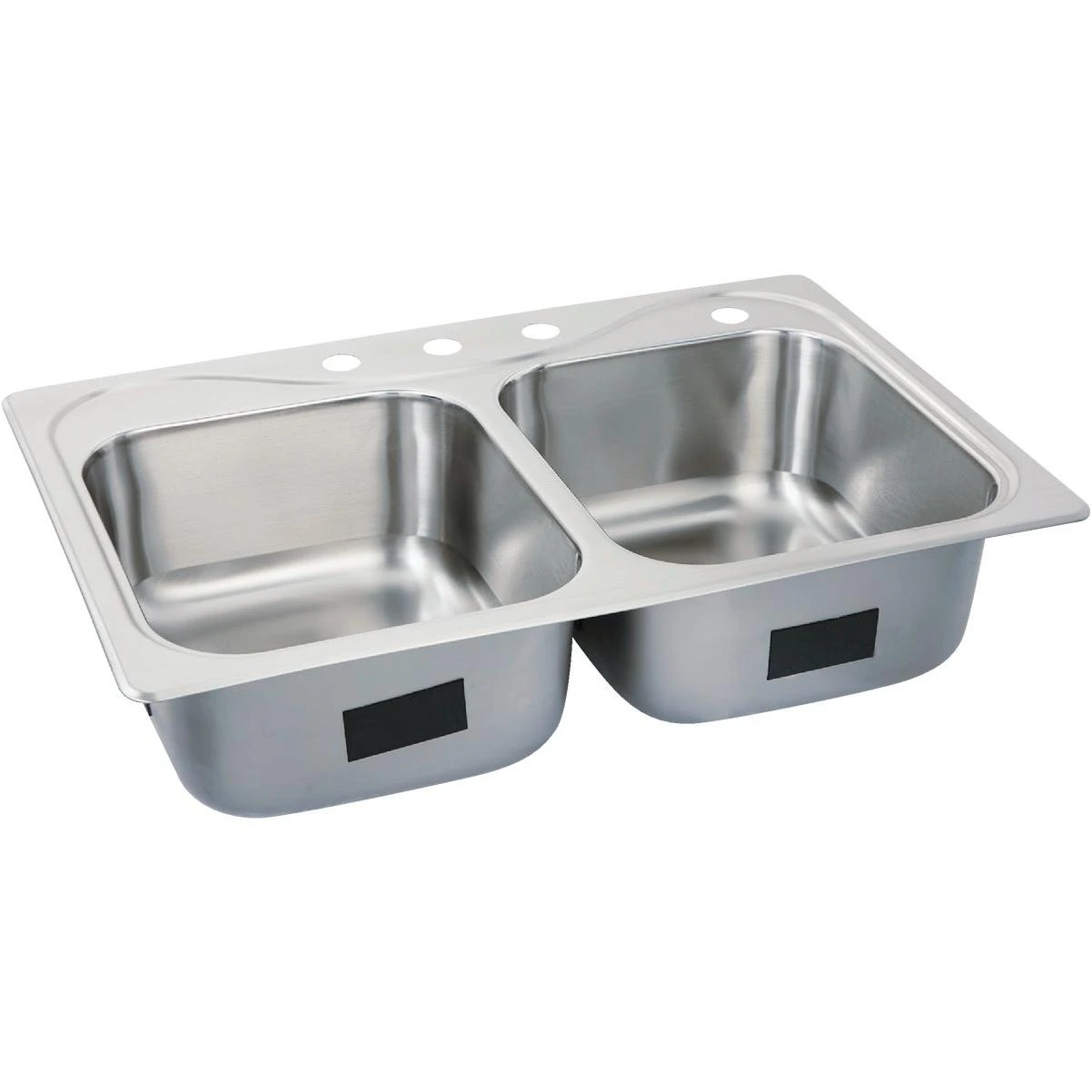 Southhaven Double Bowl 33 In. X 22 In. X 8 In. Deep Stainless Steel Kitchen Sink