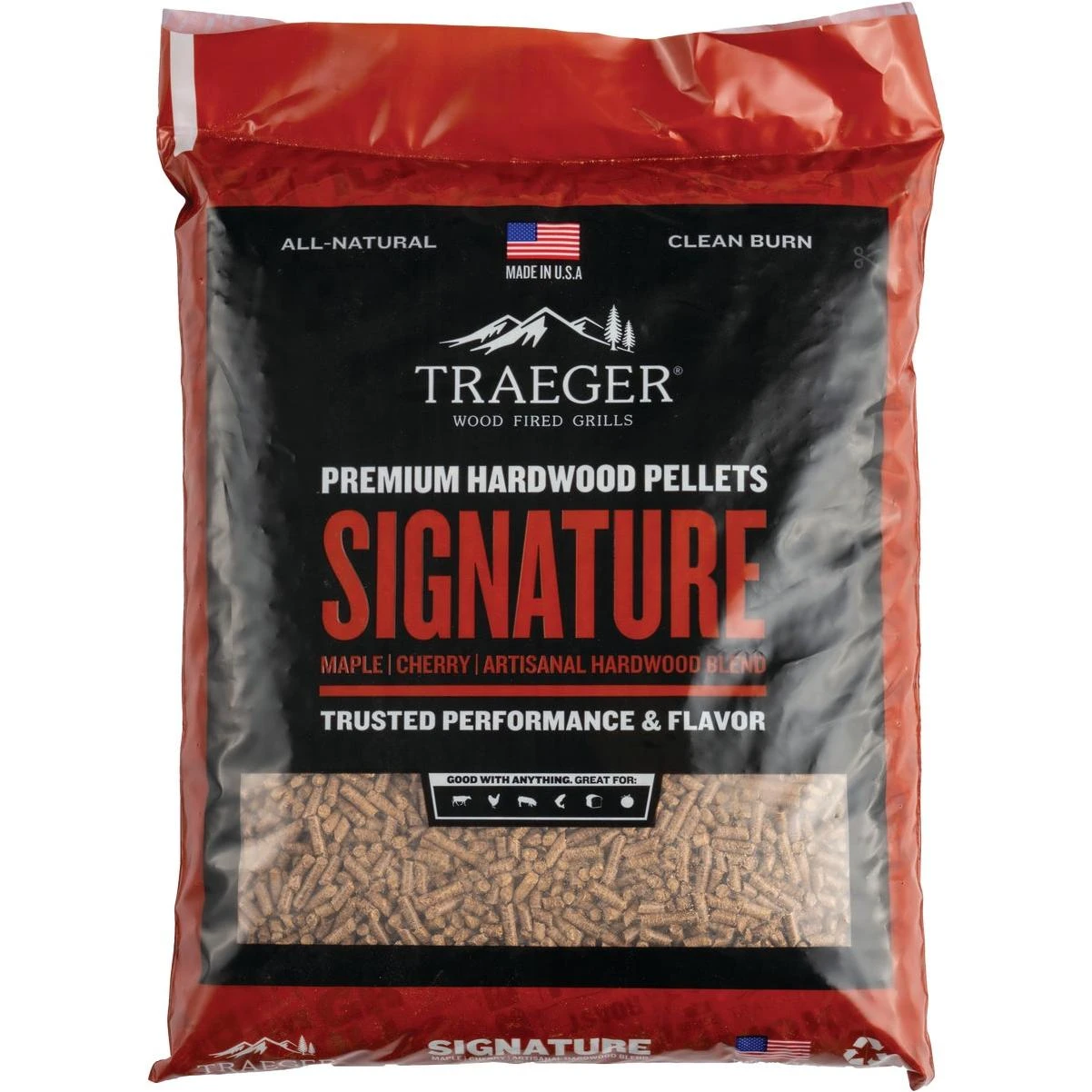 20 Lb. Signature Blend All-natural Wood Grilling Pellets