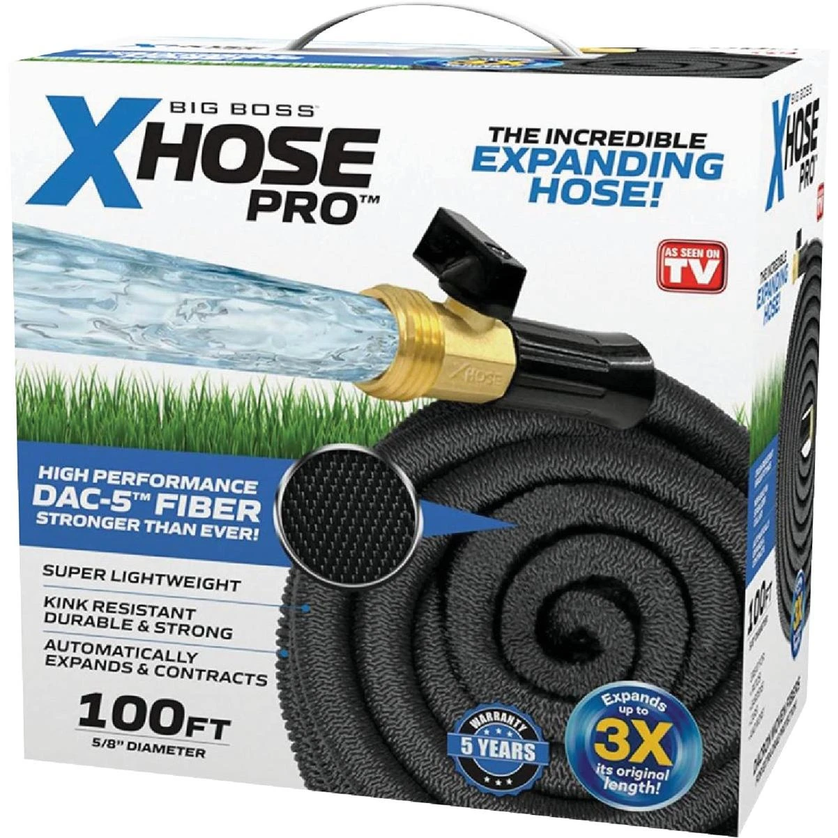 Xhose Pro 5/8 In. Dia. X 100 Ft. L. Expandable Hose