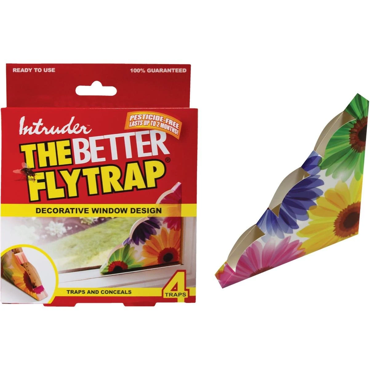 The Better Flytrap Disposable Indoor Fly Trap (4-pack)