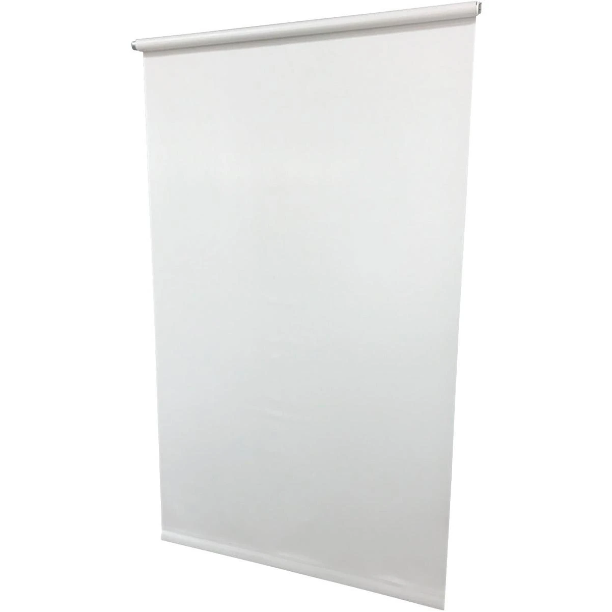 Jupiter 55-1/4 In. X 72 In. White Economy Room Darkening Vinyl Roller Shade