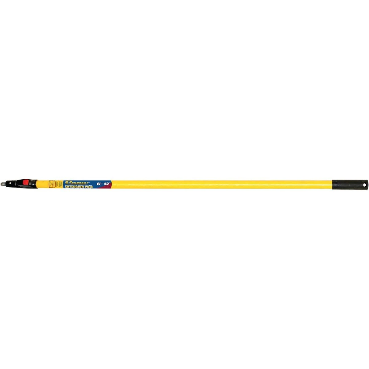 6 Ft. To 12 Ft. Telescoping Fiberglass & Stainless Steel Push Button Extension Pole