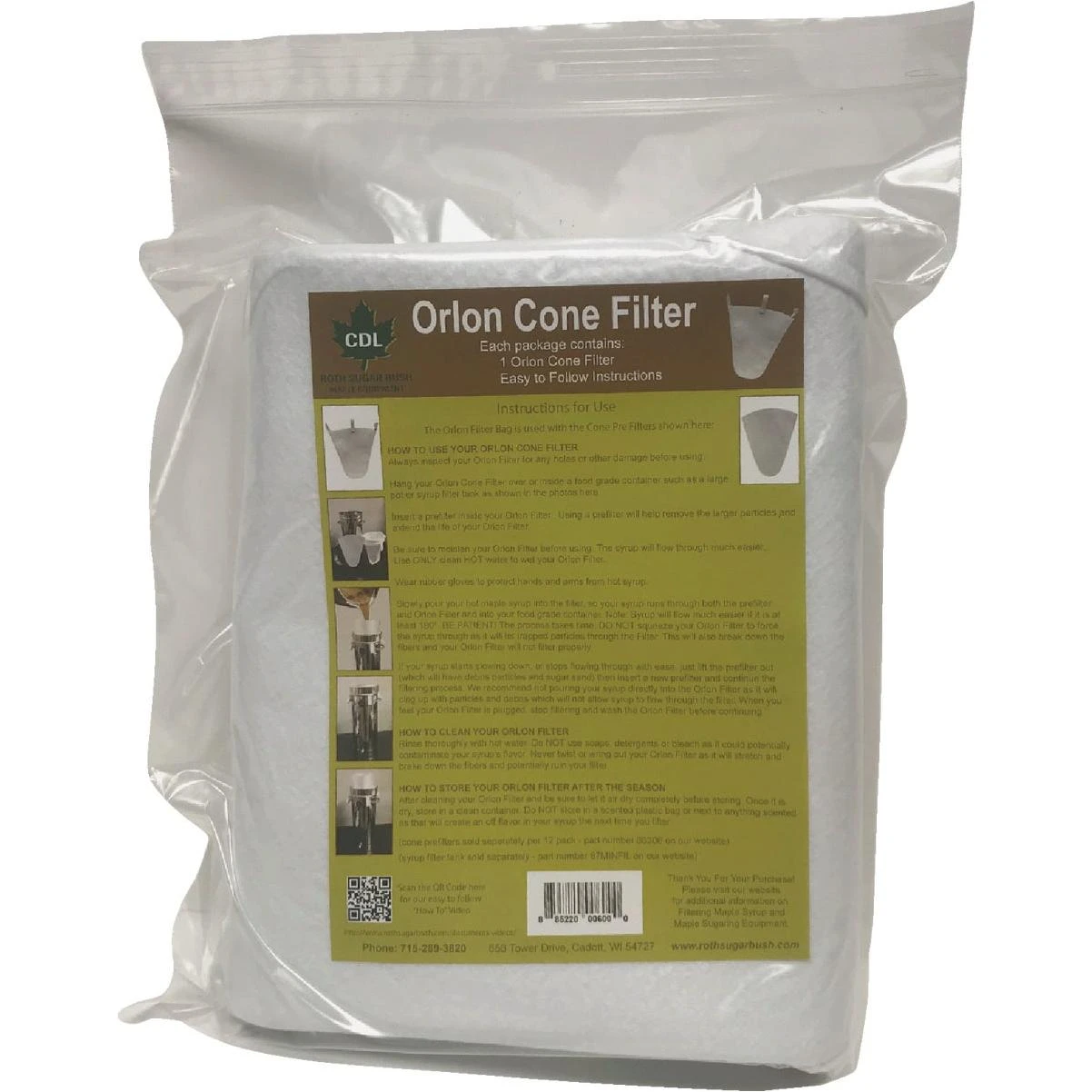 Orlon Filter Bag