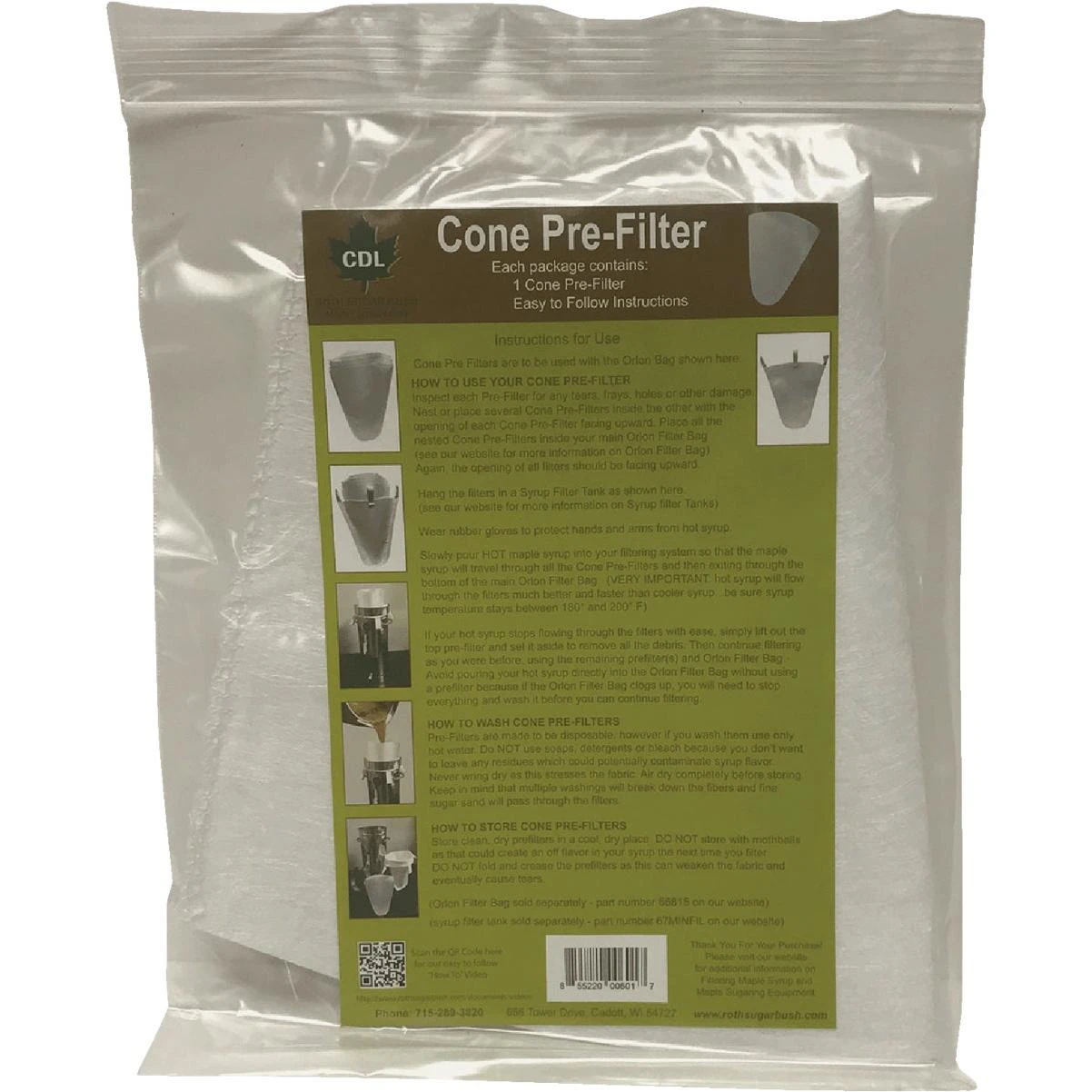 Paper Pre Filter Cone