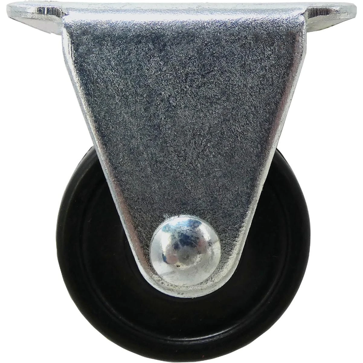 1-1/2 In. General-duty Rubber Rigid Plate Caster