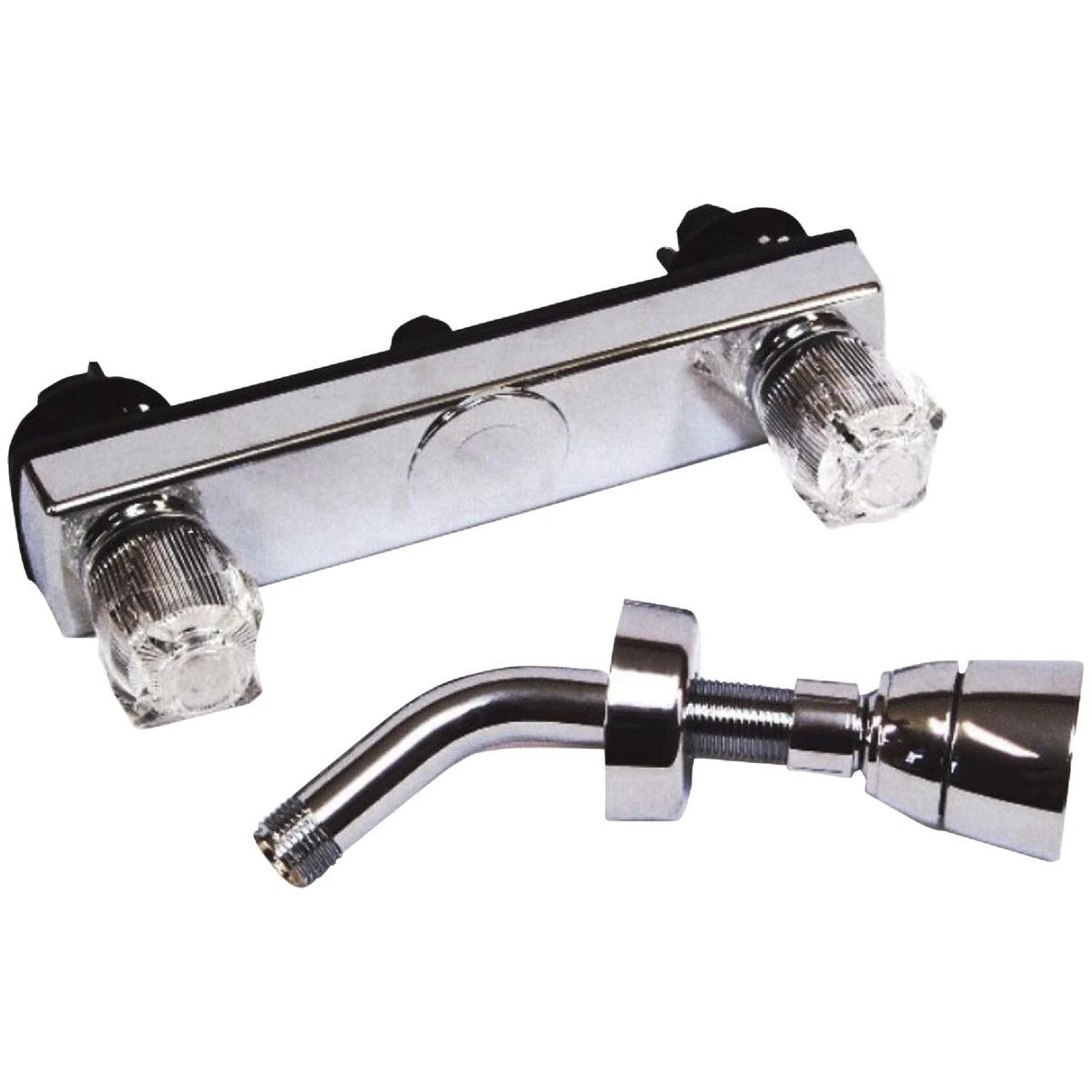 8 In. Centers 2-valve Exposed Mobile Home Shower Faucet