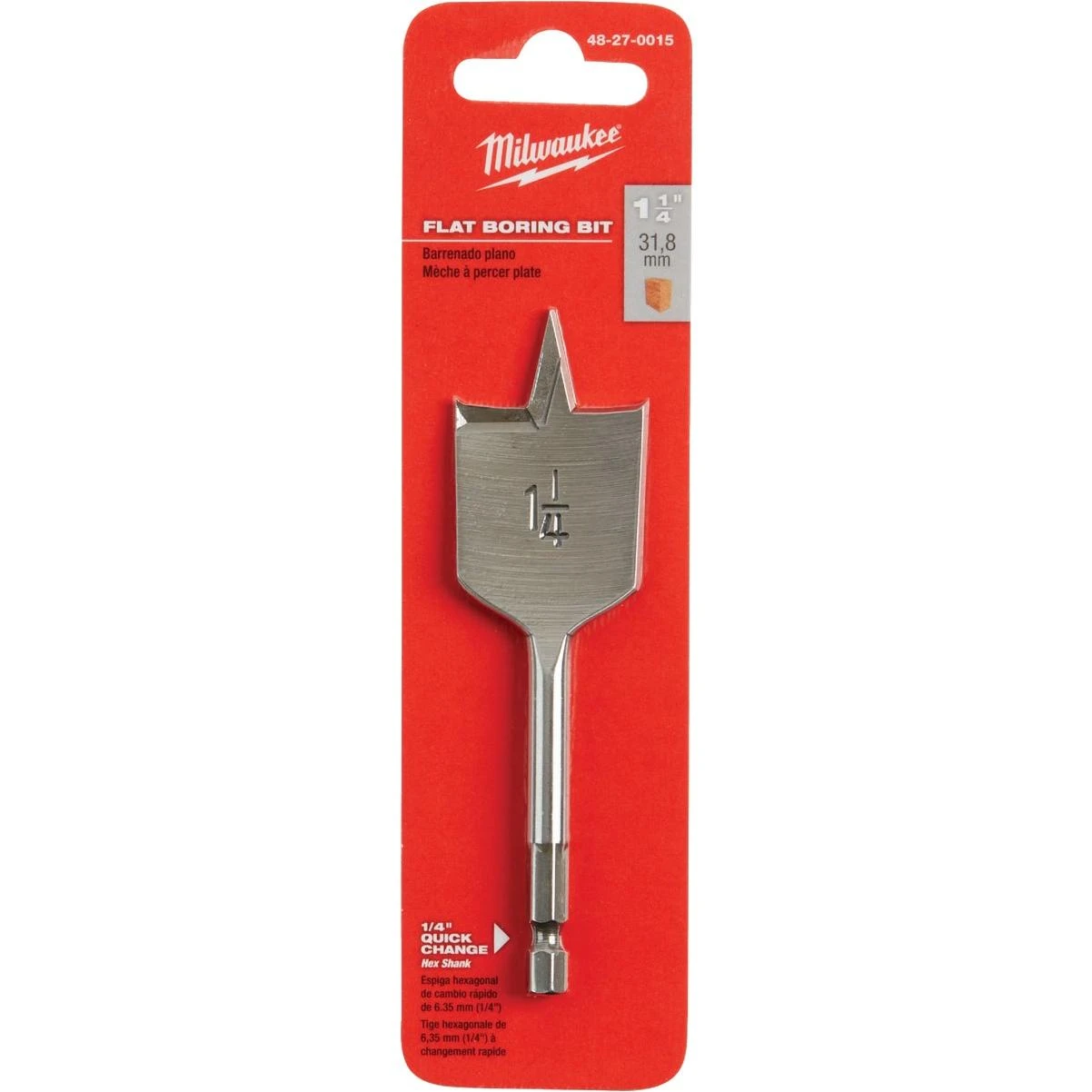 1-1/4 In. X 4-1/2 In. Spade Bit