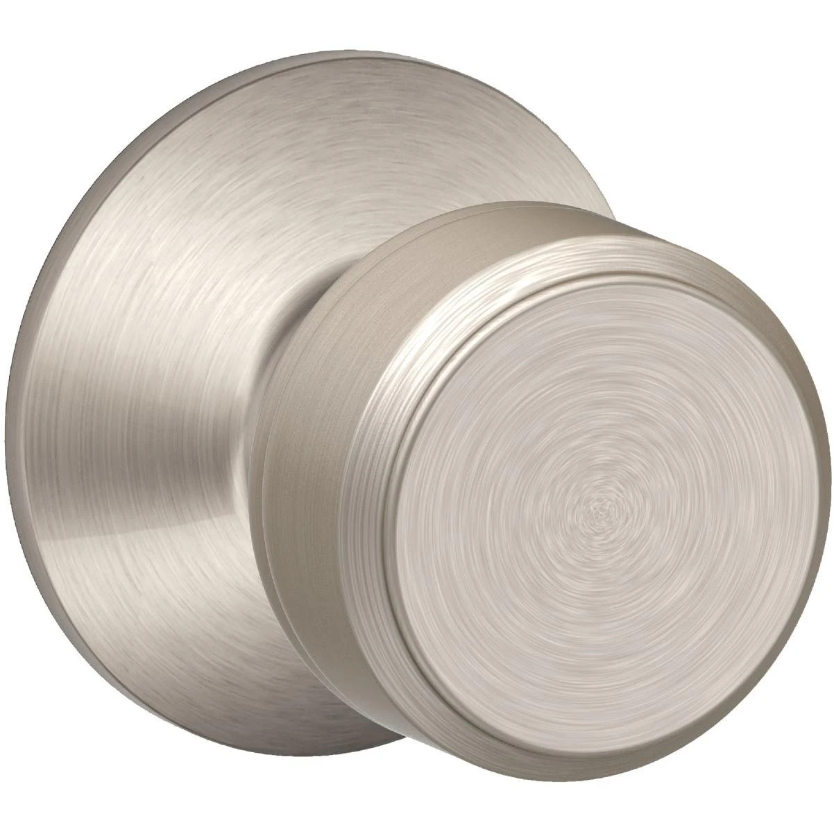Bowery Satin Nickel Passage Door Knob