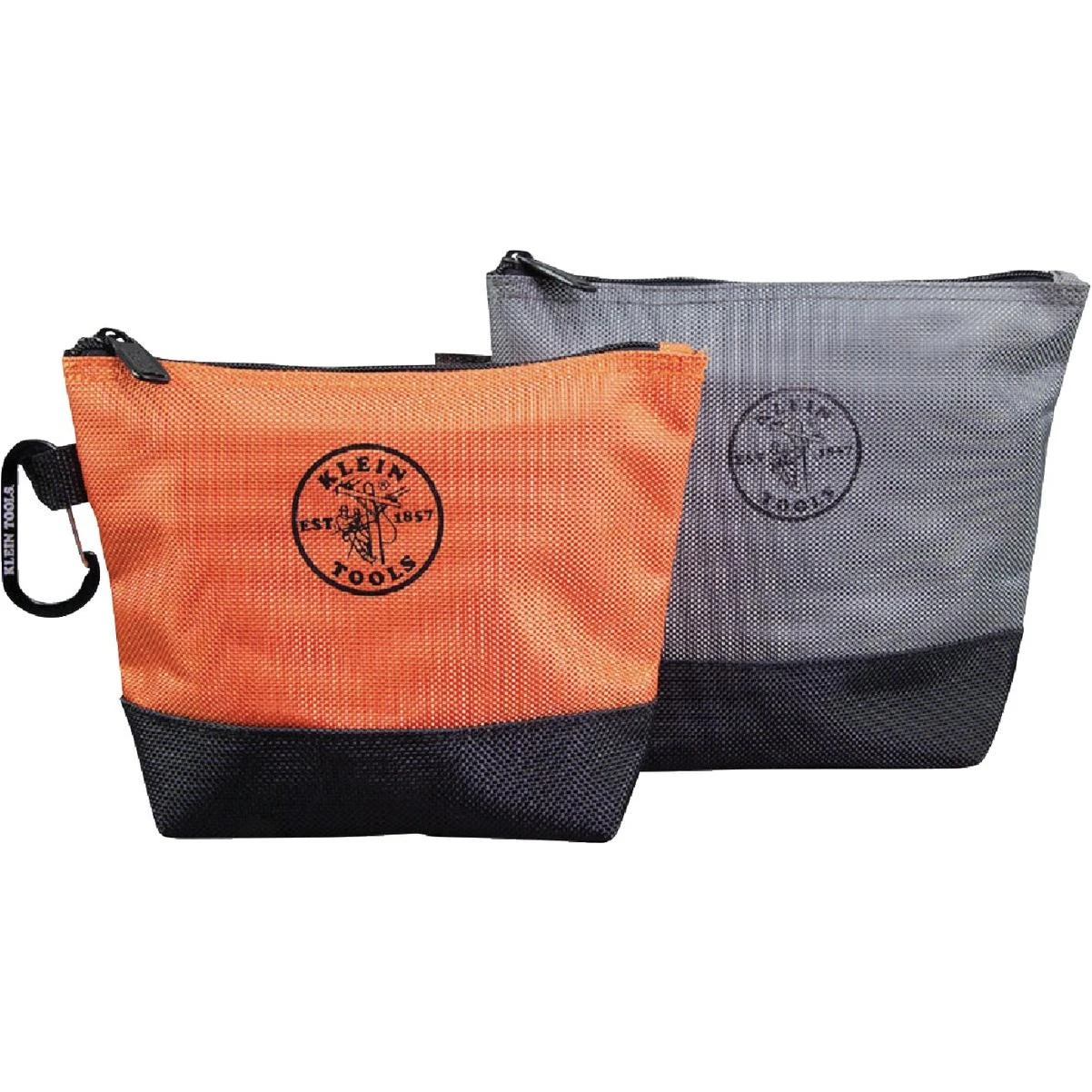 1-pocket 8-1/2 In. & 9 In. Stand-up Zipper Tool Bag (2-pack)