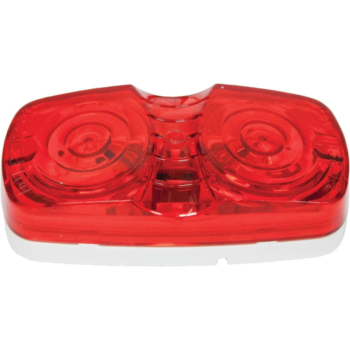Red Dual Bulb Rectangular Clearance Light