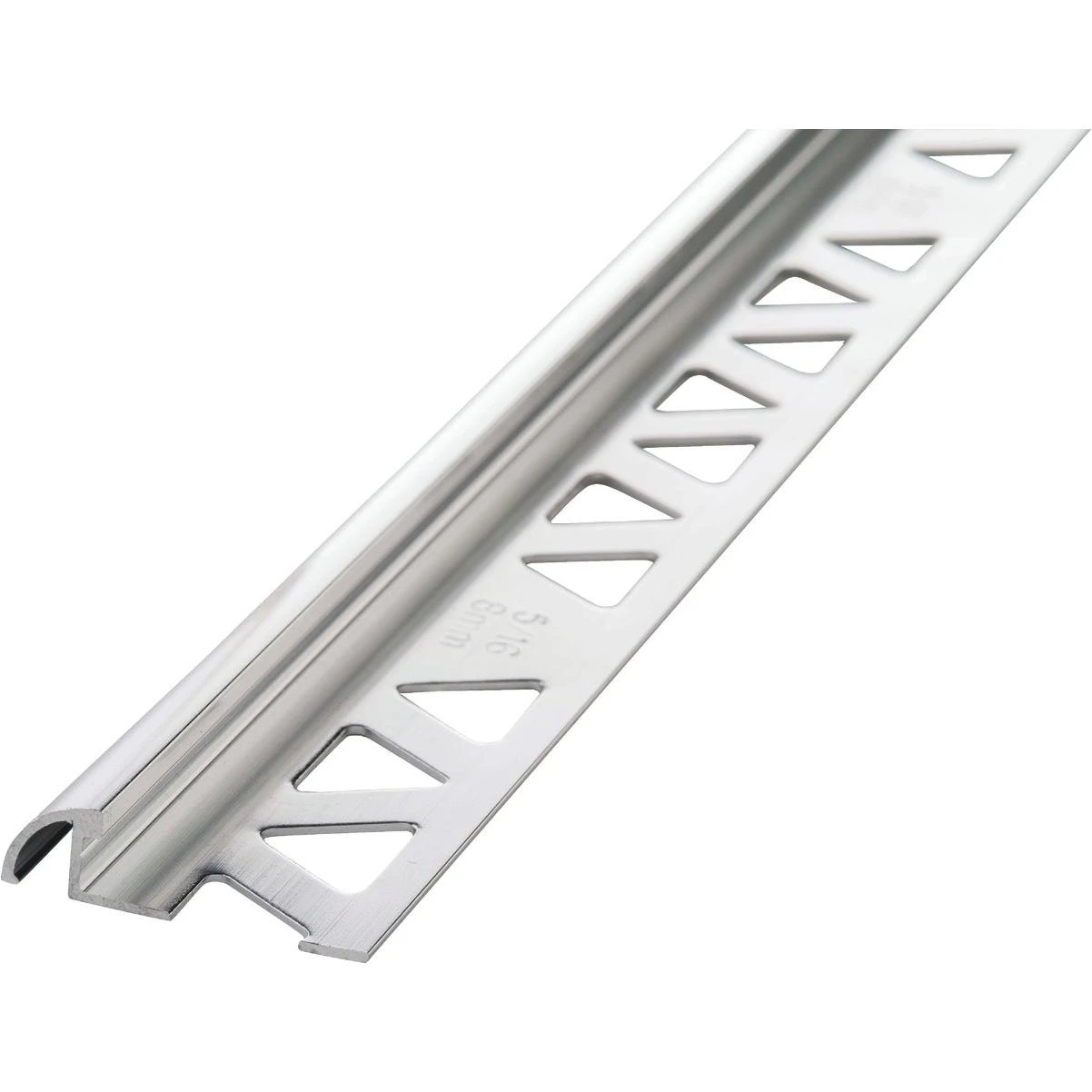 Building Products 5/16 In. X 96 In. Bright Clear Aluminum Bullnose