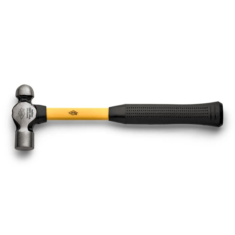 Ball Pein Hammer w/14″ Cush-N-Grip Fiberglass Handle – Nupla (21032) – 32 oz
