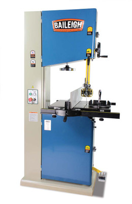 Baileigh 3HP 220V 1Ph 18 Inch Industrial Woodworking Vertical Bandsaw (1016612)