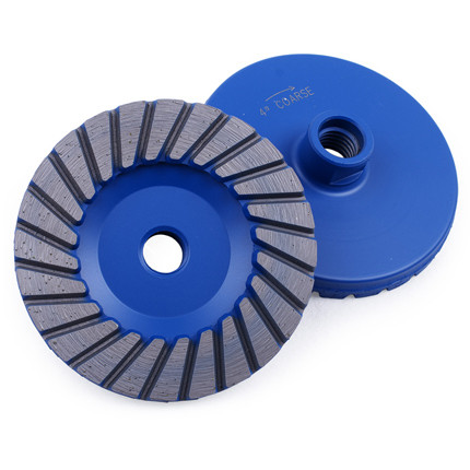 Diamond Vantage 7 x 5/8-11 inch Turbo Stone Cup Wheel, Medium Grit