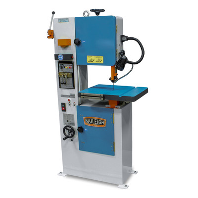 Baileigh Vertical Band Saw 120V 1HP 12" Throat Depth Metal Cutting (1230387)