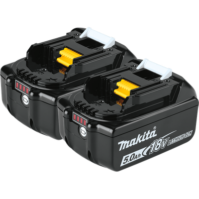 Makita BL1850B-2 18V LXT Lithium-Ion 5.0Ah Battery Twin Pack