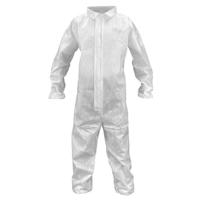 SAS Safety 6965 Breathable SMS Hooded & Booted Coveralls - XX-Large,White