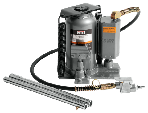 Jet AHJ-20 20 Ton Air / Hydraulic Bottle Jack with CS (456620)