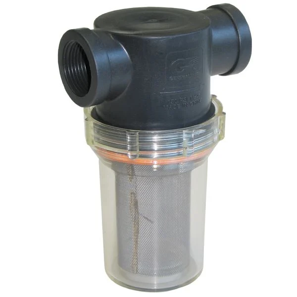 DF Clear Bowl Inlet Filter / Strainer 1-1/4″ NPT-F 80 Mesh