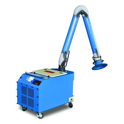 Baileigh 110V 1.5HP Weld Fume Extractor with 6" x 10' Round Hood Arm (1017591)