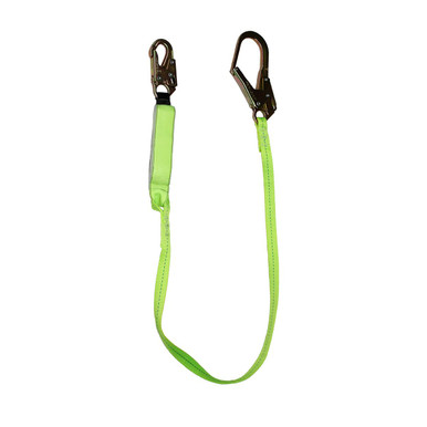 Opens dialog Safewaze FS565 - 6' High Profile Energy Absorbing Lanyard with Rebar & Snap Hook