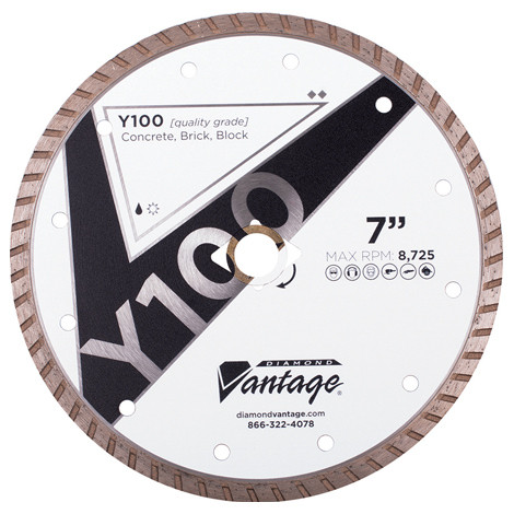 Diamond Vantage 10 x .095 x U/A General Purpose, Value Grade, Turbo Rim Blade