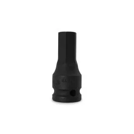 Genius Tools Hex Head Driver 15mm Size 1/2 Inch Drive 60mm Length Durable Steel Construction – 446015