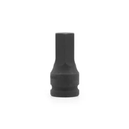 Genius Tools Hex Head Driver 18mm Size 1/2 Inch Drive 60mm Length Durable Steel Construction – 446018