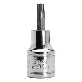 Genius Tools Star Bit Socket T-35 Size 1/2 Inch Drive 55mm Length Durable S2 Steel – 408+6135