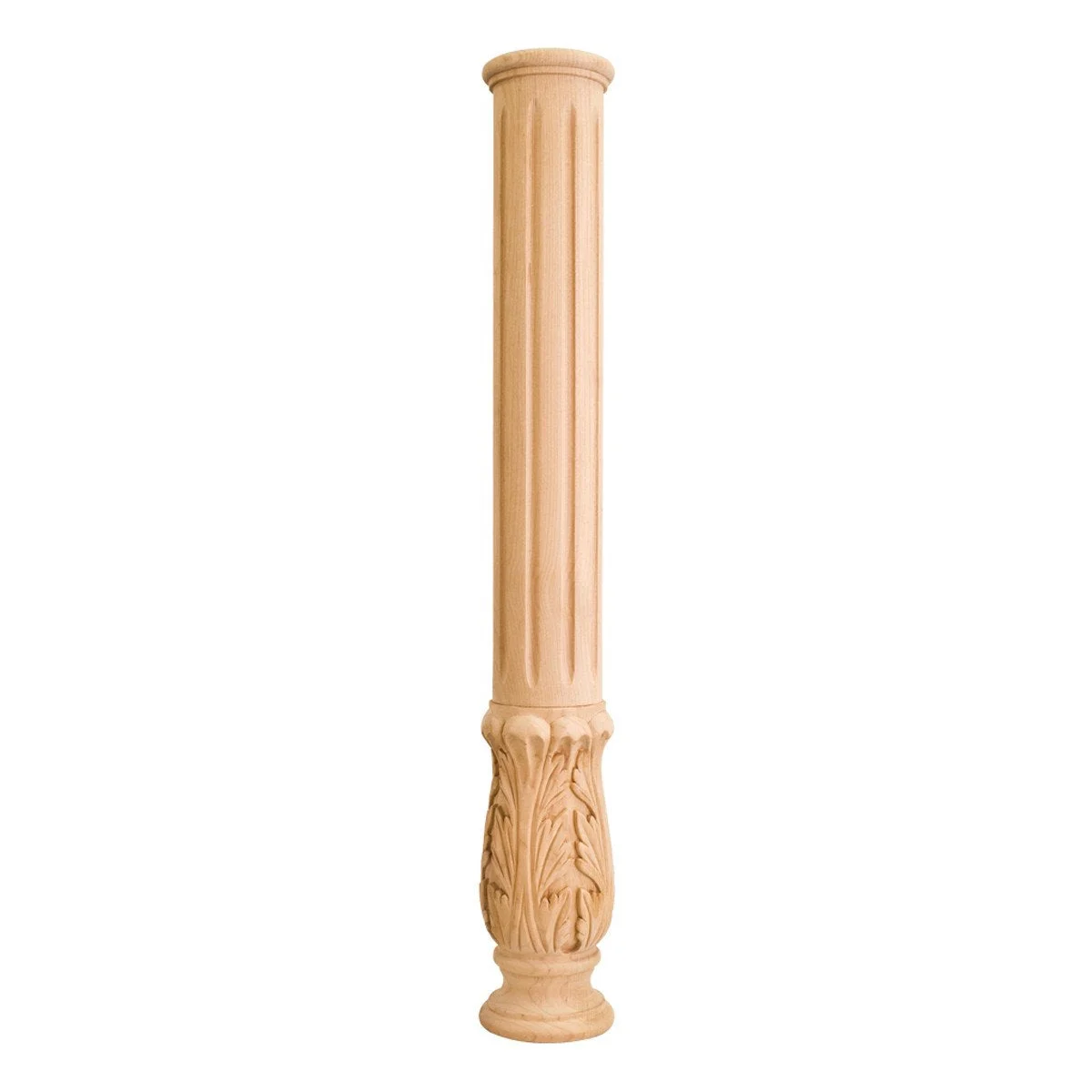 Hardware Resources FP1-MP 5″ D x 35″ H Maple Acanthus Fireplace Column