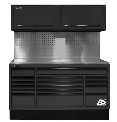 Homak 72 in. CTS Series Tool Chest and Cabinet Set, Black (BKCTS72002)