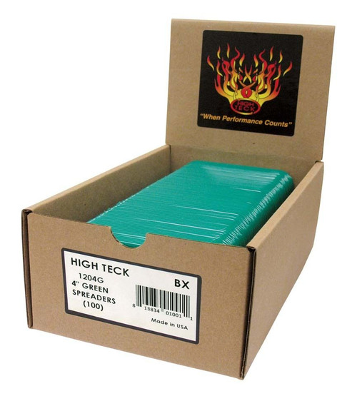 High Teck™ 1204G Spreader, 4 in W, Plastic, Green, Tapered Edge