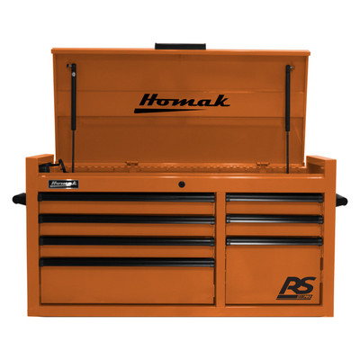 Homak 41 in. RS PRO 7 Drawer Top Chest, Orange (OG02004173)