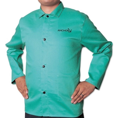 Opens dialog BEST WELDS 902-CA-1200-2XL - Flame Retardant Sateen Jacket, 2X-Large, Visual Green