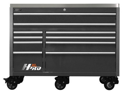 Homak 60 in. HXL 10 Drawer Midnight Tool Box, Black (HX04060111)