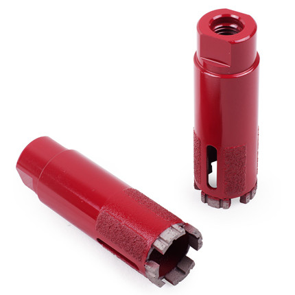 Diamond Vantage 1-1/4 x 5/8-11 inch Segmented Stone Core Bit w-SP, Dry (Red)
