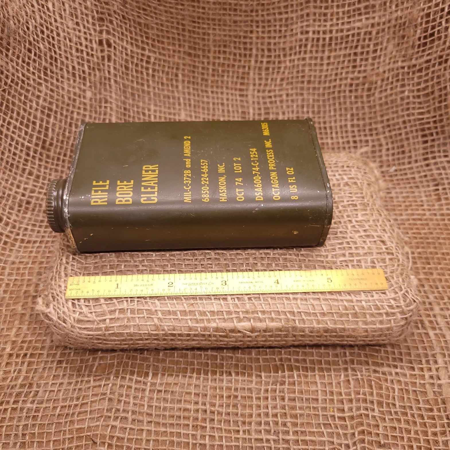 Rifle Bore Cleaner MIL-C-372B | Vietnam October 1974