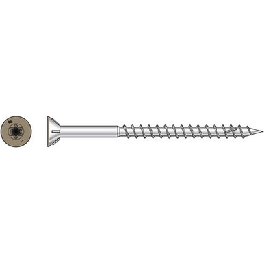 Opens dialog Simpson Strong-Tie S10300WPPBR05 - #10 x 3" 305SS DWP Flat Head Screw T-25 BR05 350ct