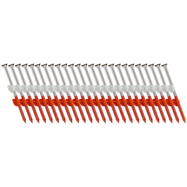 Opens dialog Simpson Strong-Tie S11A237KJB - 2-3/8" x .120 304SS 20-22° Brown Casing Head Nail 1000ct