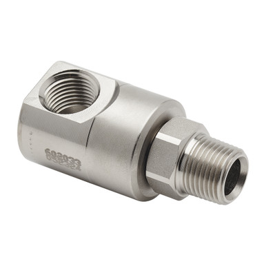 Opens dialog Reelcraft S602033-3 - 1/2" NPT(F) x 1/2" NPT(M) Carbon Steel Swivel, EPR Seals, 5000 psi