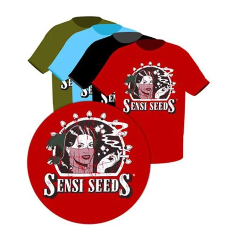 SENSI SEEDS – T-SHIRT VINTAGE WHITE [L]