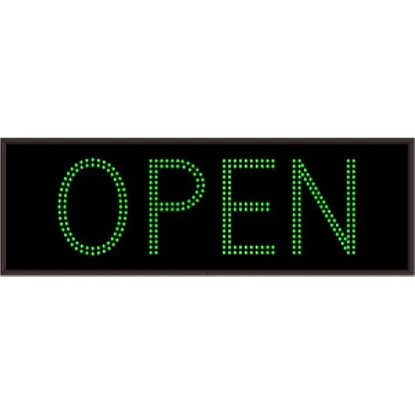 Signal-Tech 48307 TCL1236G-180DS/120-277VAC OPEN Outdoor Blank-out LED Direct-view Sign