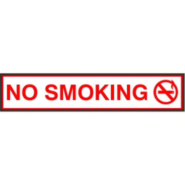 Signal-Tech 48330 PHXF734W-953R/120-277VAC NO SMOKING w/ No Smoking Symbol Outdoor LED Backlit Sign
