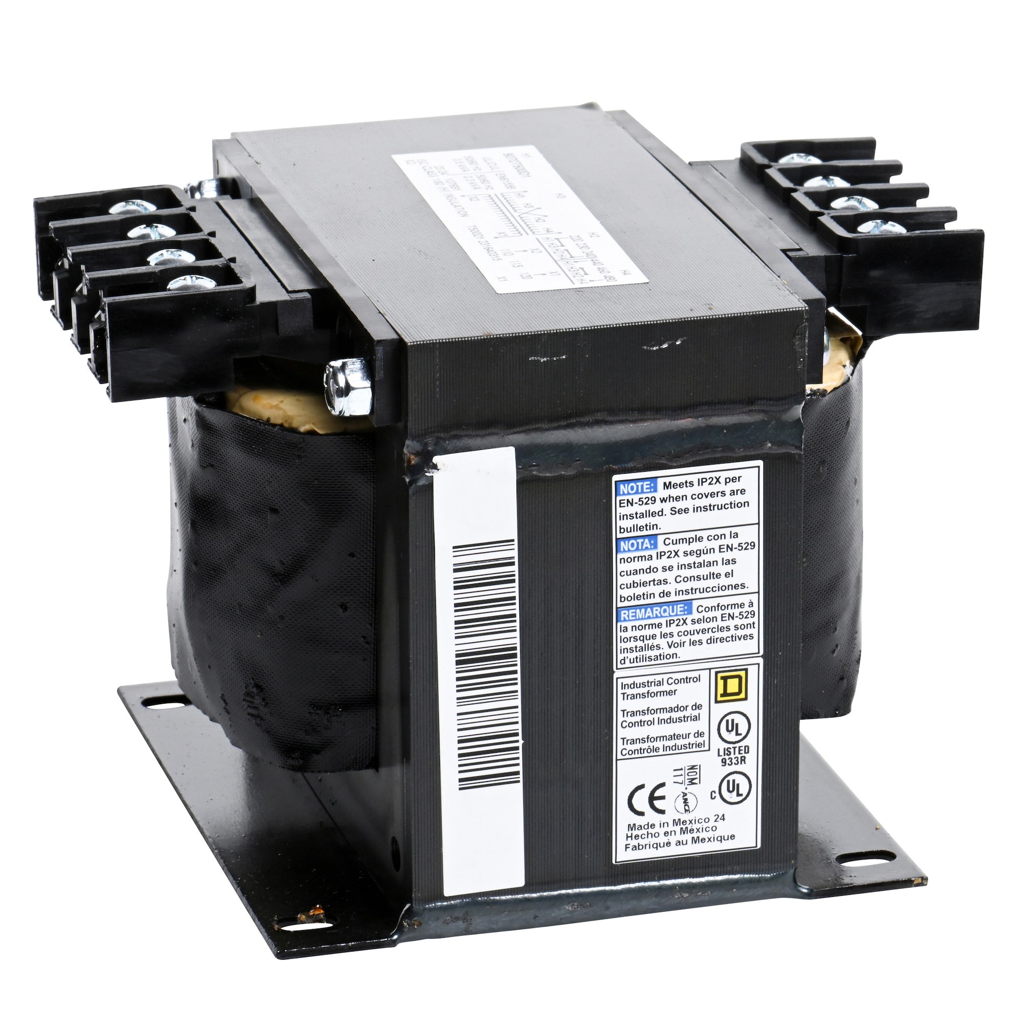 Square D 9070T500D1 Control Transformer 500VA 1-Phase 240x480V Primary 120V Secondary