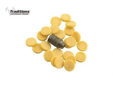Tradition Wonder Wads 44-45 Caliber Wool EZ LubricatedNEW! # A1262