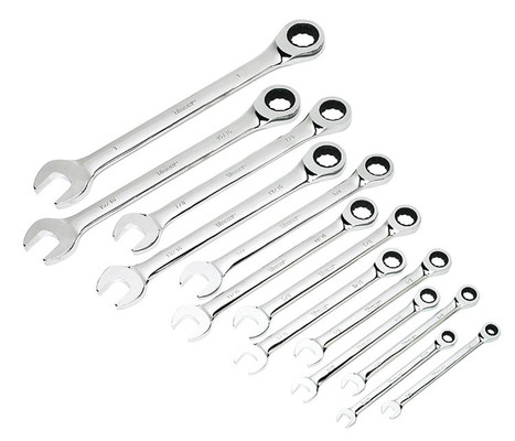 Titan Tools Ratcheting SAE Combination Wrench Set 13-Piece (17354)