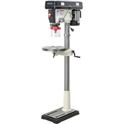 Shop Fox 1 HP 17 Inch Floor Model Drill Press with 12 Speeds (W1680)